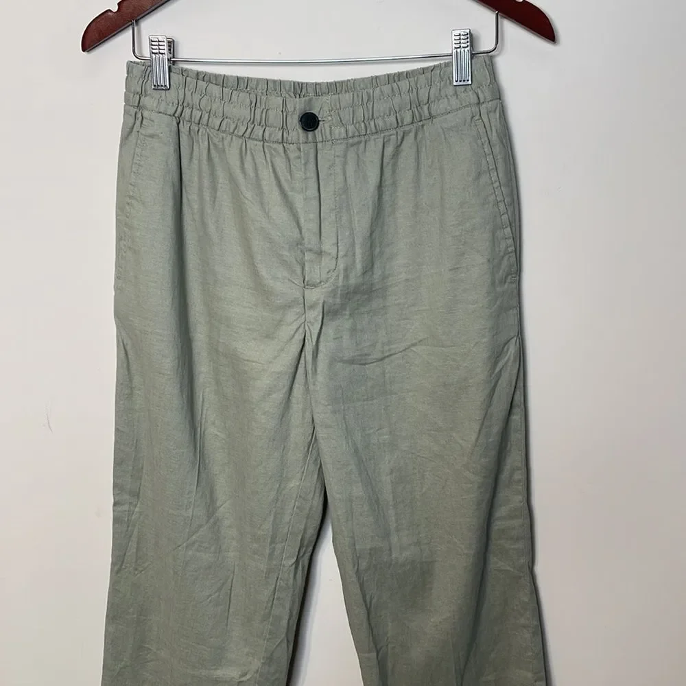 H&M Regular Fit Linen Blend Pants XS